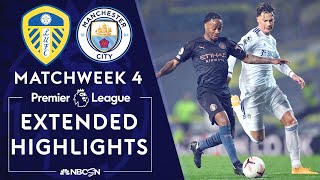 Leeds United v Manchester City  PREMIER LEAGUE HIGHLIGHTS  1032020  NBC Sports [upl. by Gairc]