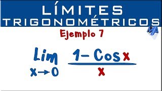 Límites Trigonométricos  Ejemplo 7 [upl. by Urata]