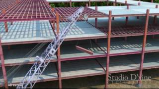 How to make steel building construction process [upl. by Etnud]