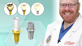 Screw Retained Crowns  UCLA vs Ti Base [upl. by Nyladnor]