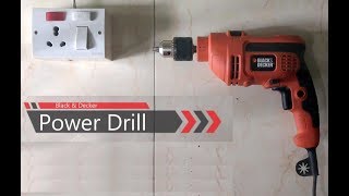 How to use a Power Drill  Black amp Decker Power Drill [upl. by Kitchen649]