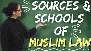 Muslim Law  Sources and Schools of Muslim law  LAW SCHOOL [upl. by Born]