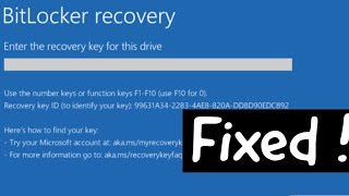 How to recover Bitlocker Recovery Key in Windows 10 in any PCLaptop  2021 [upl. by Ainnek]