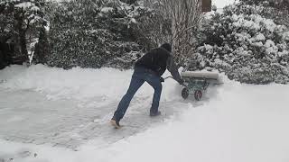 Selbstgebautes Schneeschild für Sackkarre [upl. by Lakin379]