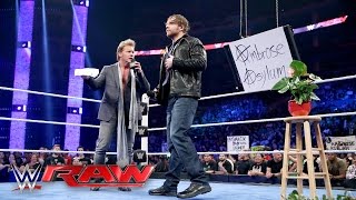 Jerichos quotThe Highlight Reelquot gets cancelled amp replaced by quotThe Ambrose Asylumquot Raw Apr 11 2016 [upl. by Aubyn]