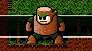 Megaman 2 NES WOODMAN  Full Stage Walkthrough [upl. by Eetsirk]