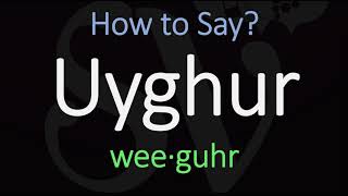 How to Pronounce Uyghur CORRECTLY Meaning amp Pronunciation [upl. by Niliram179]