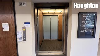 Haughton Hydraulic Elevator at Tegeler Hall  SLU  St Louis MO [upl. by Airekal]