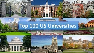 Top 100 US Universities [upl. by Sheeb]