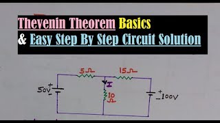 Thevenin Theorem Thevenin Equivalent Circuit Thevenin Problems Network Theorems Network Analysis [upl. by Naes]