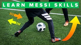 TOP 5 MESSI FOOTBALL SKILLS [upl. by Andryc31]