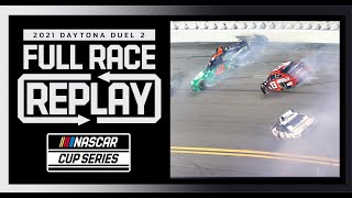 Bluegreen Duel 2 from Daytona  NASCAR Full Race Replay  2021 Daytona 500 [upl. by Dadinirt]