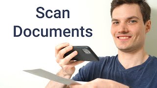 How to Scan a Document to your Phone [upl. by Lindly]