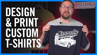 The EASIEST Way To Design amp Print TShirts [upl. by Aruabea]