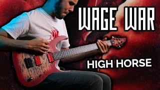 WAGE WAR  High Horse Cover  TAB [upl. by Hilton]