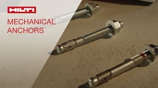 REVIEW of the Hilti anchor portfolio  KWIK BOLT® anchors [upl. by Pollard877]