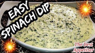 How To Make Spinach Dip  Easy Recipe  Quick And Easy [upl. by Baniaz37]