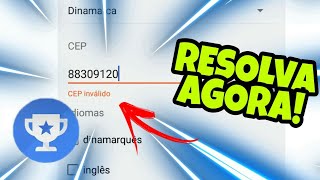 RESOLVA AGORA O ERRO DO quotCEP INVÁLIDOquot [upl. by Autumn]