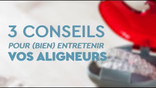 Gouttières dorthodontie  conseils entretien [upl. by Oterol]