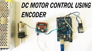 DC Geared Motor Direction and Speed Control using L298N and Incremental Rotary Encoder [upl. by Ahsinnod818]