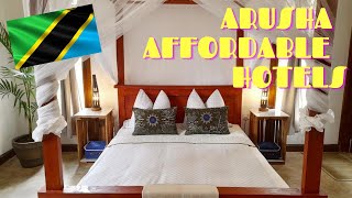 TOP 5 Affordable Hotels In Arusha Tanzania l East Africa l Arusha [upl. by Jarin]