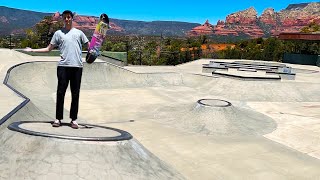 Skating The Worlds Most Beautiful Skatepark [upl. by Eltsirk63]