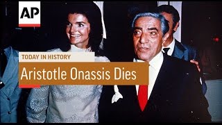 Aristotle Onassis Dies  1975  Today In History  15 Mar 17 [upl. by Kistner574]