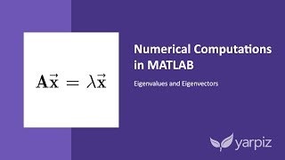 Eigenvalues and Eigenvectors in MATLAB [upl. by Charin]