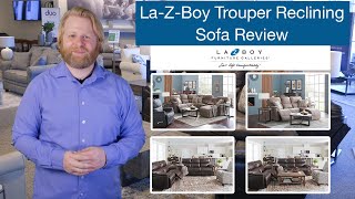 LaZBoy Trouper Reclining Sofa  Sofa Review 17 [upl. by Mccomb]