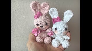 Teje conejo amigurumis by Petus English subtitles [upl. by Demp671]