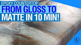 How To Get A Matte Finish On Your Countertops  Easy DIY [upl. by Aicssej288]