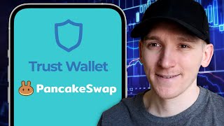 Trust Wallet PancakeSwap Tutorial Swap Staking Pools Farming [upl. by Muryh643]