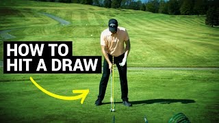 How To Hit A Draw In Golf Easy Drill [upl. by Mori614]