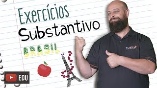 Exercícios sobre Substantivos Prof Noslen [upl. by Alric]