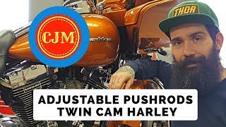 Adjustable Pushrods for Harley Twin Cam [upl. by Araec]