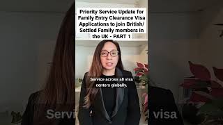 Priority Service Update for UK Spouse Visa Entry Clearance Applications to the UK  Part 1 [upl. by Turrell638]