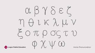 Greek Alphabet Song Koine Pronunciation  Logos Bible Software [upl. by Keryt]