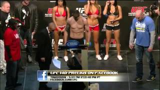 UFC 140 JONES vs MACHIDA Weigh In [upl. by Hael144]