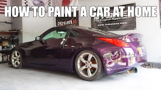 How To Paint a Car at Home in 15 Minutes WITHOUT A PAINT BOOTH [upl. by Anuayek148]