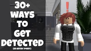 Entry Point ROBLOX  30 Ways to Get Detected [upl. by Repard528]