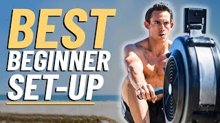 The PERFECT Beginners Rowing Workout BETTER Setup [upl. by Irej699]