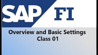 SAP FI Overview and Basic Settings  Class 01 [upl. by Nipsirc]