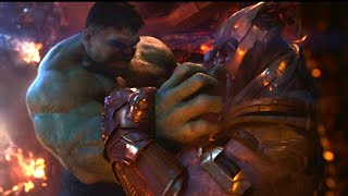 Hulk vs Thanos  Fight Scenes  Avengers Infinity War HD Clip [upl. by Hakceber]