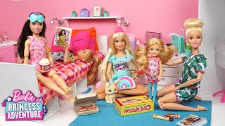 Barbie Princess Adventures Sleepover Story  Titi Games [upl. by Ttej]