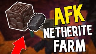 NEW AFK Netherite Farm 118 [upl. by Blount]