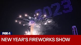 WATCH Dallas New Years Eve Fireworks Show 2023 [upl. by Ahiel531]