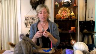 Needle Felting Basics How To Needle Felt by Sarafina Fiber Art [upl. by Pepito22]