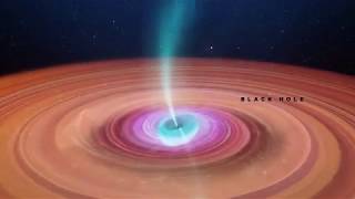 Black Hole Wobbles While Warping SpaceTime  Animation [upl. by Coffee]