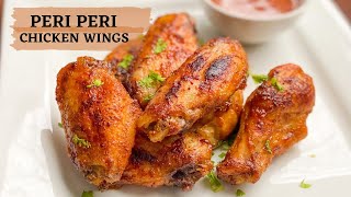 The Best Crispy Chicken Wings Recipe  Peri Peri Chicken Nandos  Foodaholic [upl. by Nodnalb]