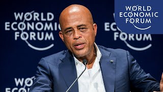 Michel Martelly Building a Better Haiti  DAVOS 2012 [upl. by Ayalahs]